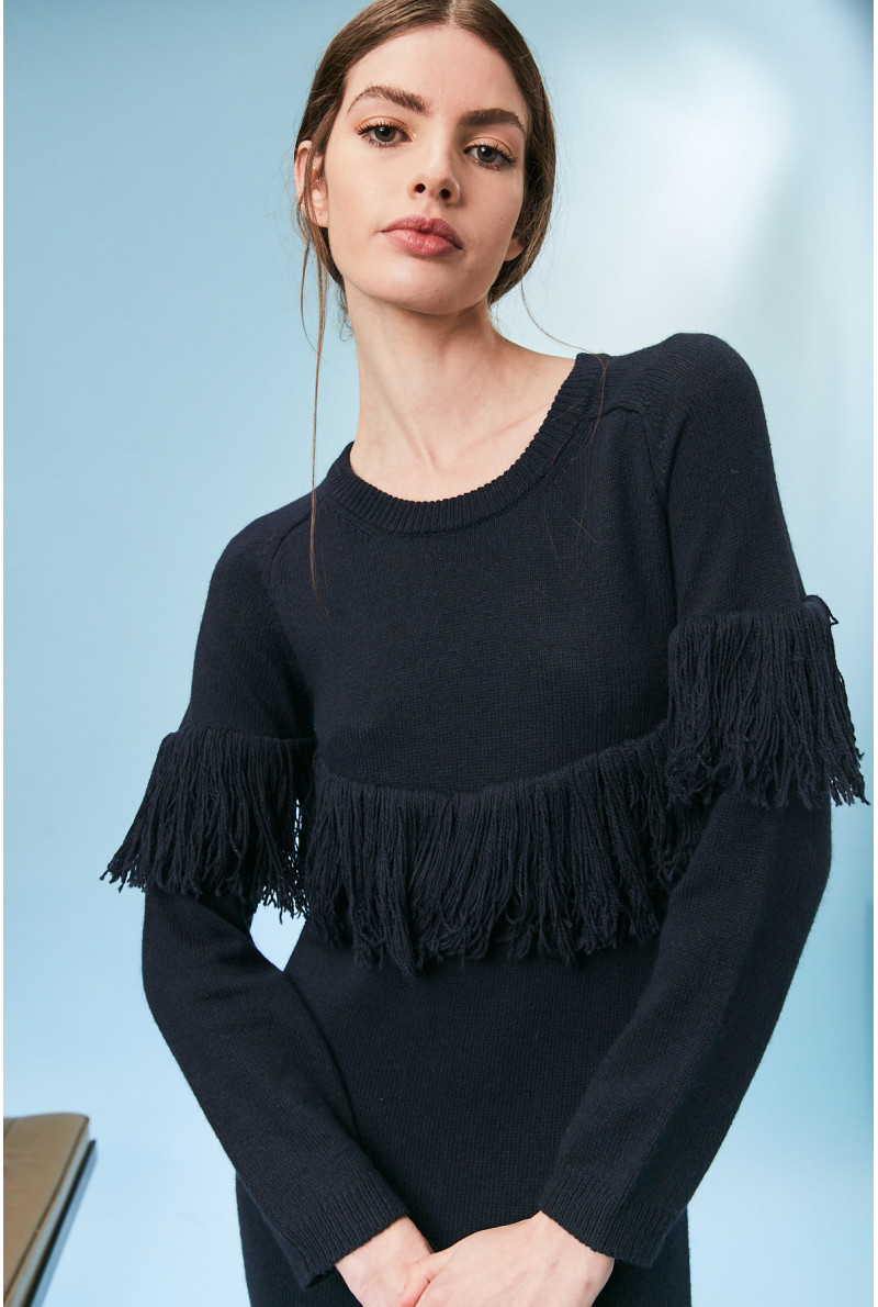 VESTIDO C/R M/L ARETHA