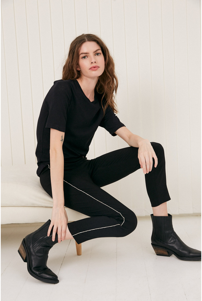 REMERA C/R M/CODO BONO