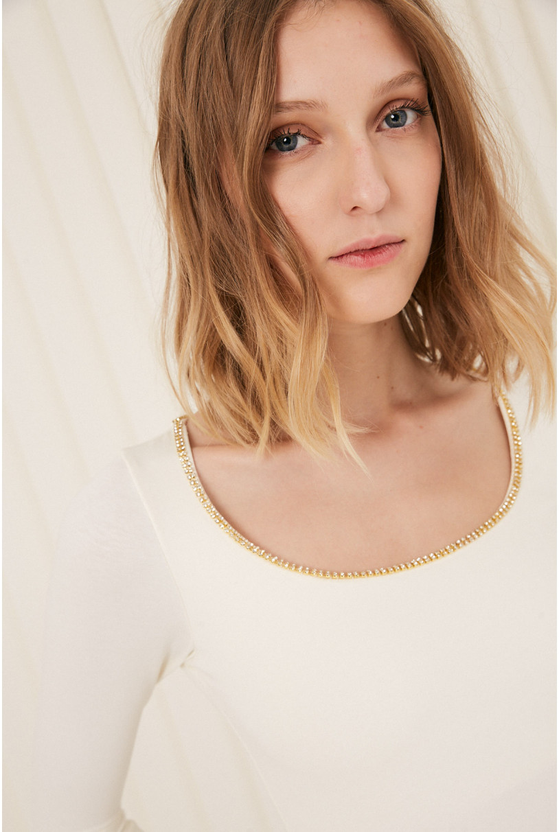 REMERA C/CUADRADO 3/4 LAURYN