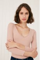 REMERA C/V 3/4 ARETHA