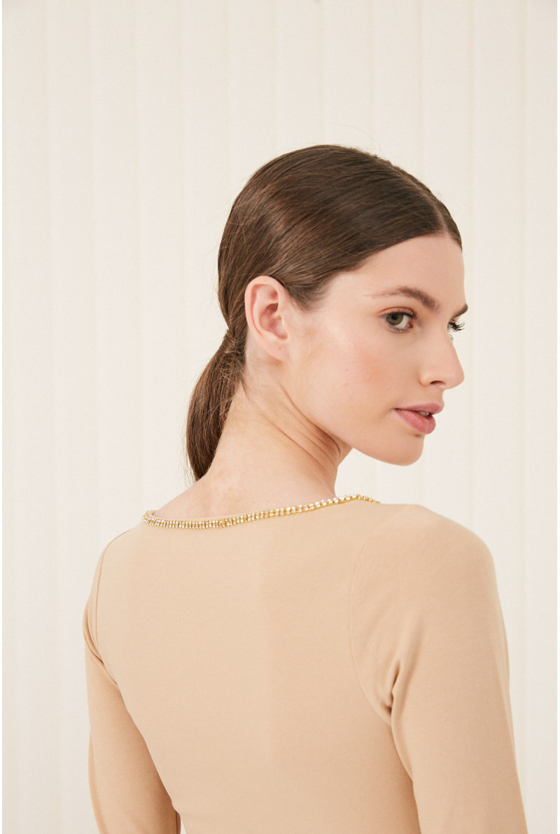 REMERA C/CUADRADO 3/4 LAURYN