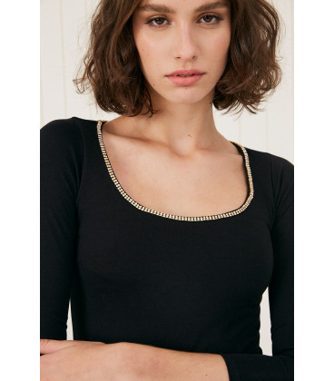 REMERA C/CUADRADO 3/4 LAURYN