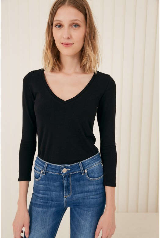 REMERA C/V 3/4 ARETHA