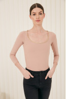 REMERA C/CUADRADO 3/4 LAURYN