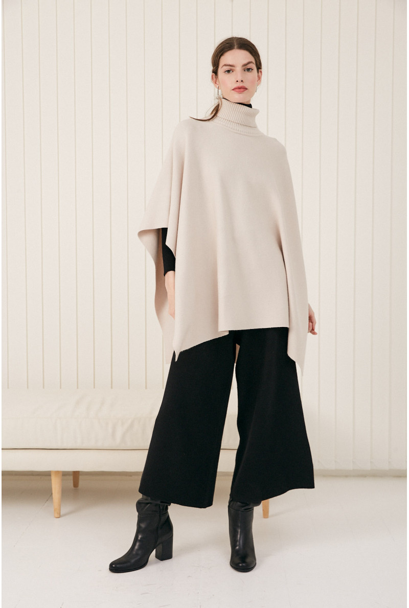 PONCHO POLERA CAROLE