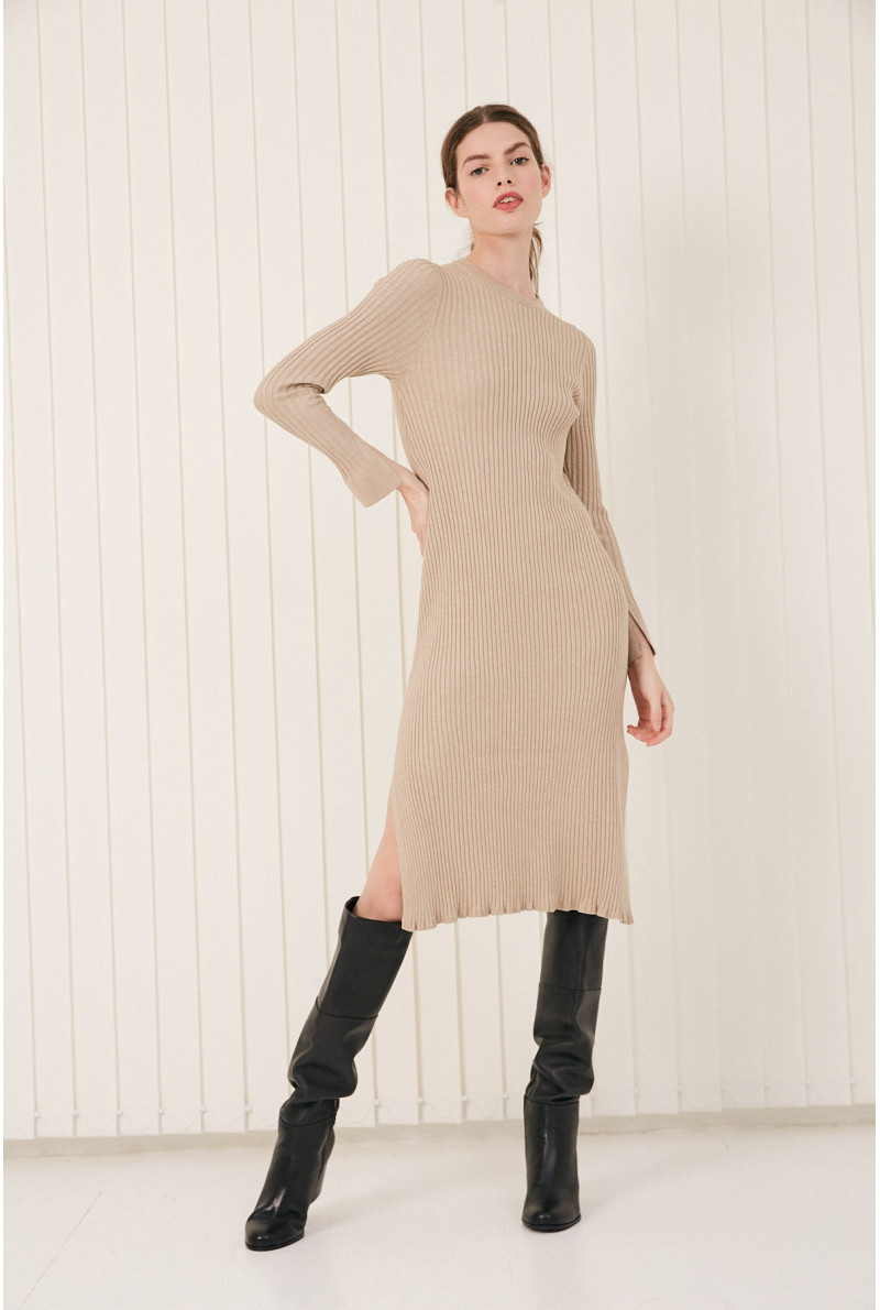 VESTIDO C/R M/L LOUIS