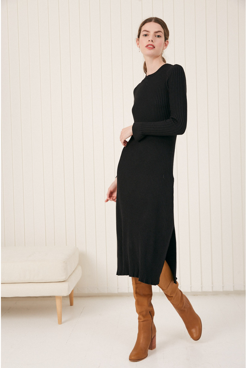 VESTIDO C/R M/L LOUIS