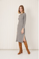 VESTIDO C/R M/L LOUIS