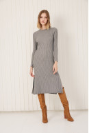 VESTIDO C/R M/L LOUIS
