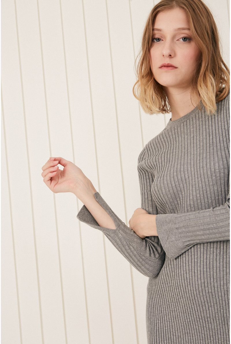 VESTIDO C/R M/L LOUIS