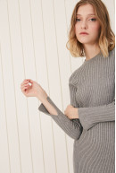 VESTIDO C/R M/L LOUIS