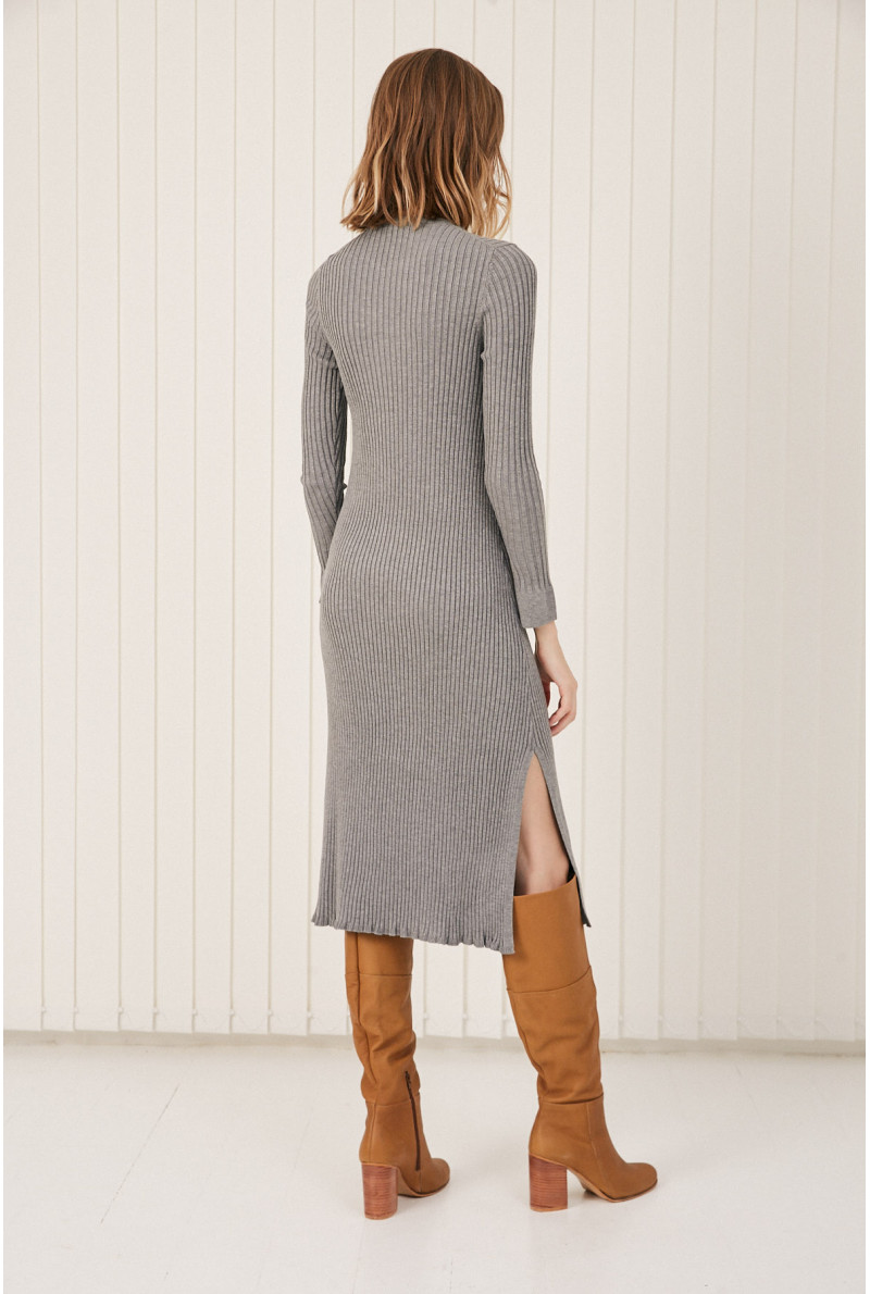 VESTIDO C/R M/L LOUIS