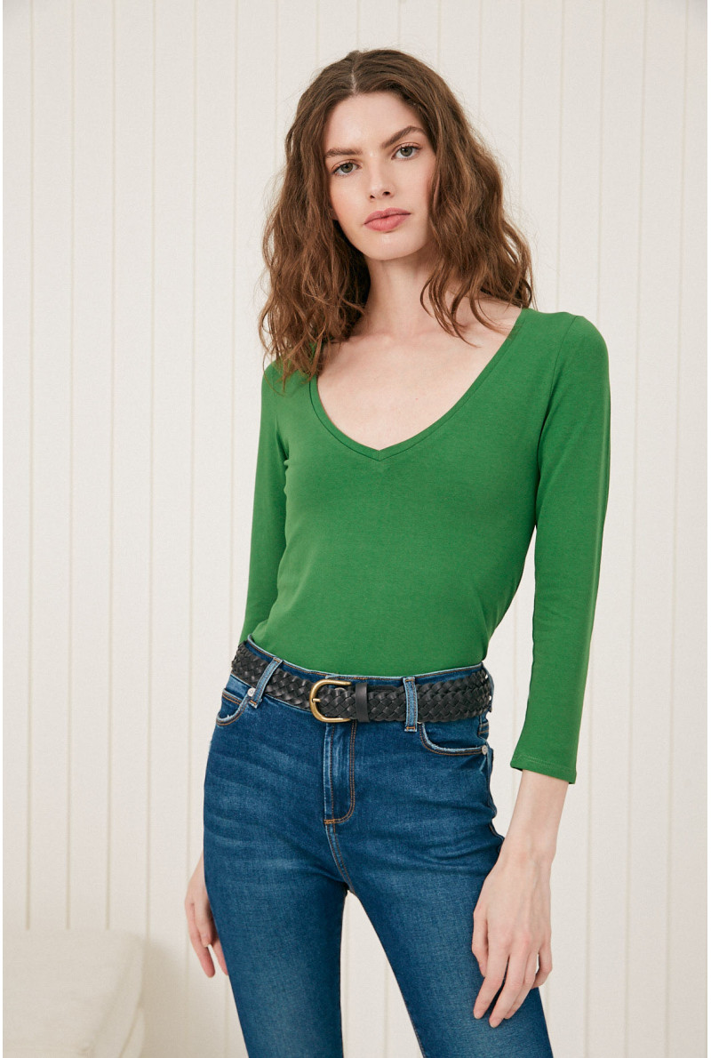 REMERA C/V 3/4 ARETHA