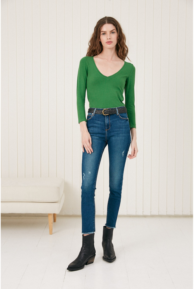 REMERA C/V 3/4 ARETHA