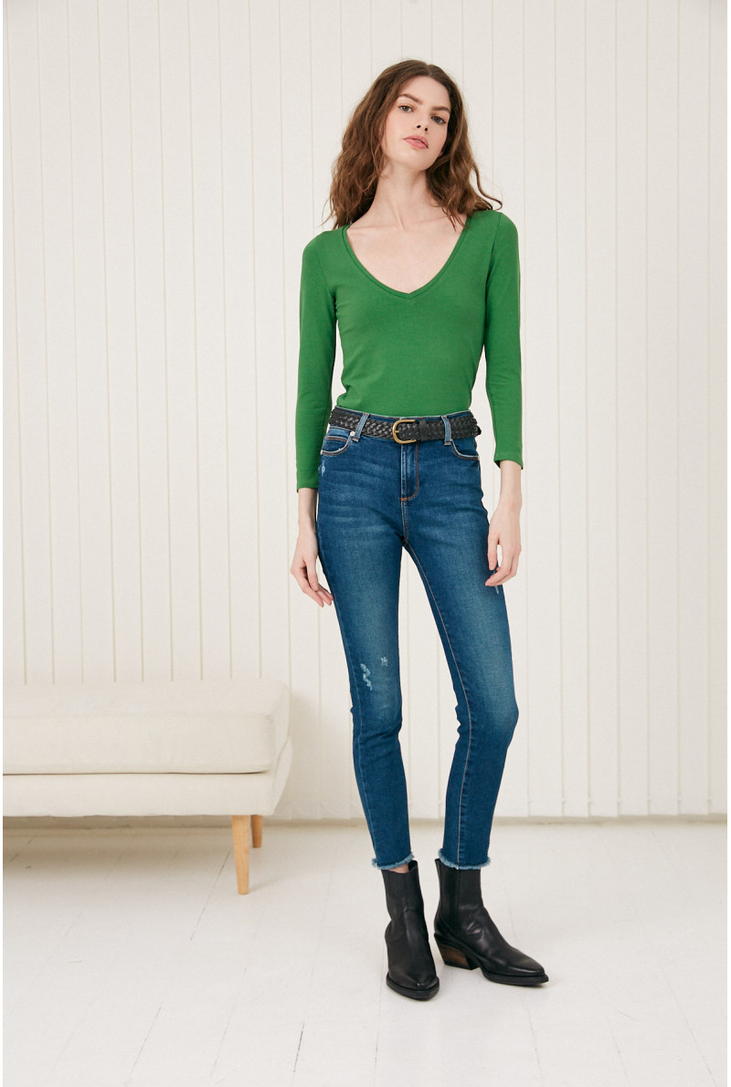 REMERA C/V 3/4 ARETHA