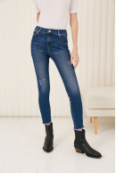 JEAN MILLER DESFLECADO CON ROTURAS